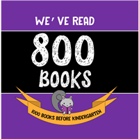 1000 Books 800 Books Badge
